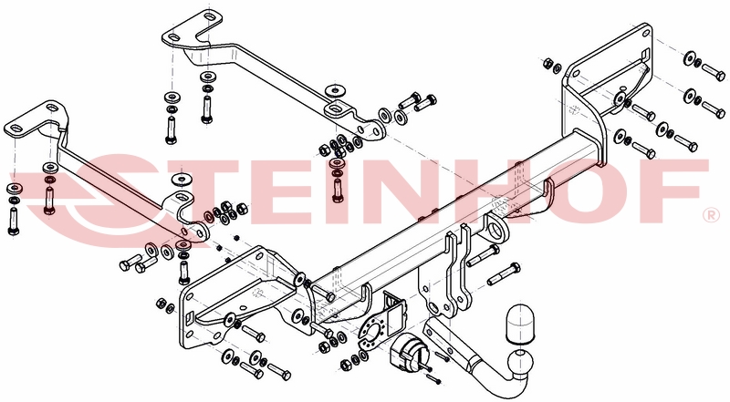 Vlečna kljuka Land Rover Range Rover Sport - (L494) - od 10/2013 do 2022